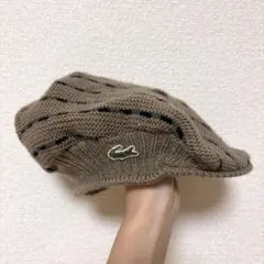 LACOSTE（ラコステ）ニットハンチング帽
