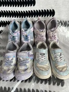 VANS/MOONSTAR/スニーカー 4足セット 19cm