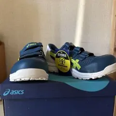 ASICS 安全靴 青/水色 JSAA WINJOB CP112新品、未使用 - メルカリ