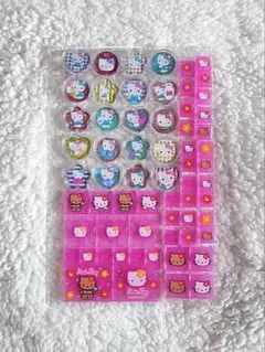 【正規品】 サンリオ ハローキティ 日焼けキティ タイルシール おはじきシール