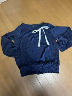 リミテッドエディション　ブラウス　濃紺のサムネイル