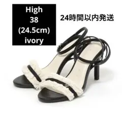ANDMARY Natalie frill mule high - メルカリ