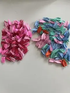 カラフルミニチュア折鶴180羽