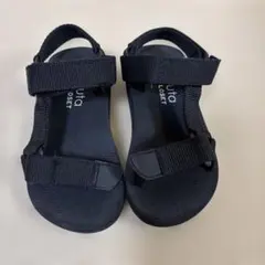 最終値下げ★ブラックサンダル　17cm