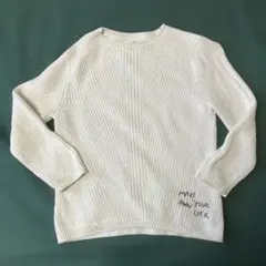 ZARA ボーイズセーター　ホワイト　128cm サイズ8