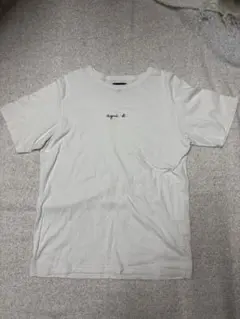 agnes.b アニエスベー　 半袖Tシャツ　白　L ちびロゴ　男女のサムネイル