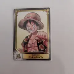 ワンピース 海賊王グミカード モンキー・D・ルフィ プラスチックカード