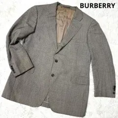 BURBERRY シルク混テーラードジャケット　2B ベージュ系　BE6