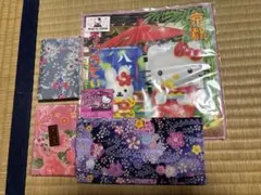 京都　折りたたみ手鏡　小物入れ　財布　ハンカチ