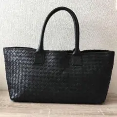 未使用級 ロベルタディカメリーノ ベルベットハンドバッグ ブラック A4 