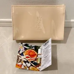 【新品未使用】YSL ノベルティ エナメルポーチ ヌード　リブレ　ローニュ