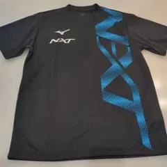 Mizuno NXT バドミントンシャツ Sサイズ ブラック/ブルー