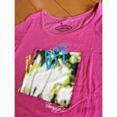 トミーガールピンクコットンカットソー