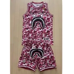 A・BATHING APE カモ柄 バスケ セットアップ 2025年最新】エイプシャークセットアップの人気アイテム - メルカリ