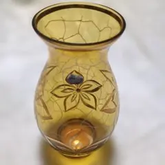 ボヘミア 花瓶 フラワーベース チェコスロバキア ガラス
