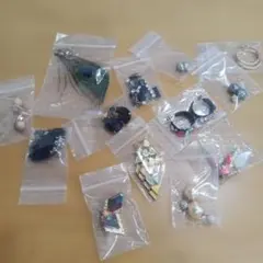 （ほぼ未使用品）ピアスセット 多彩なデザイン　15点分
