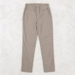 SOV. ソブ ウエストゴム テーパードパンツ ベージュ ストレッチ 美脚のサムネイル