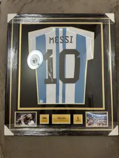 ICONS メッシ 300 LA LIGA GOALS サイン入りアート ICONS メッシ 300 LA LIGA GOALS サイン入りアート