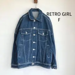 レトロガール RETRO GIRL デニムジャケット F インディゴブルー
