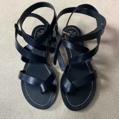 【新品】TORY BURCH トングサンダル アンクルストラップ ブラックのサムネイル