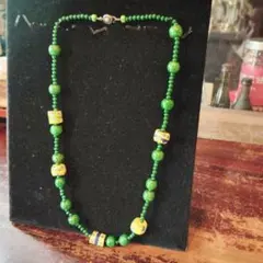 アンティーク　トンボ玉ネックレス