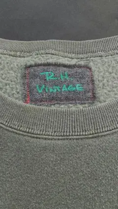 R.H.Vintageアールエイチヴィンテージロンハーマン スウェットカーキ