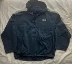 70s? U.S.NAVY デッキレインパーカー コットンヘリンボーン