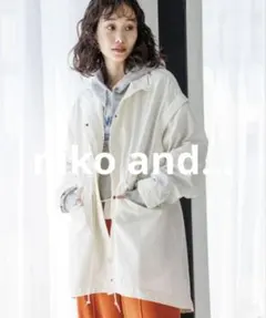 niko and... 2WAYスリーブミリタリージャケット