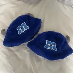 美品✨モンスターズ・インク 耳付き帽子 ペア