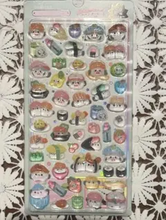 かわいいお寿司ちゃん　デコ3Dシール