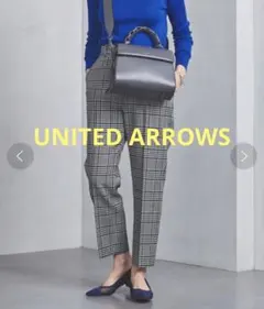 UNITED ARROWS UBCB チェック テーパード パンツ