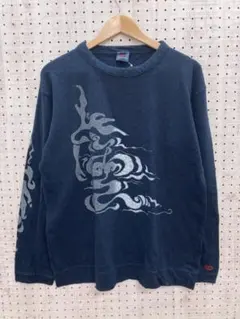 新品 OLD GLOBAL WORK 00s アメカジ 古着 和柄 ロンTのサムネイル
