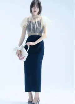 andmary Paula lacey long dress - メルカリ