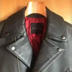 UNION STATION レザーダブルライダースジャケット ブラック