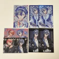 ぎゃうるふ チェキ風カード 小柳ロウ 赤城ウェン