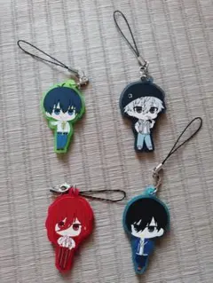 ブルーロック　ラバーストラップ 4個セット