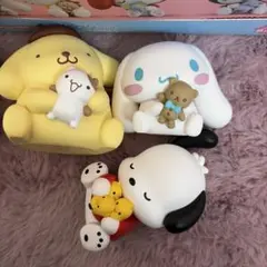肩ズン　Hug サンリオ　ポチャッコ　3点セット　シナモロール　ポムポムプリン