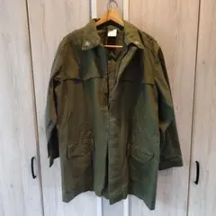 美品 90s イタリア軍 比翼 ミリタリー フィールド コート 古着