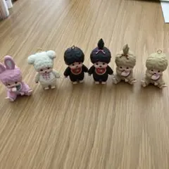 モンチッチ キーホルダー チェーン無し 6個