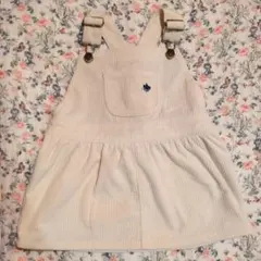 【未使用】POLO BCS コーデュロイ ジャンバースカート 80サイズ