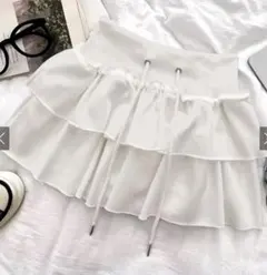 GRL インパン裏地付きティアードスウェットミニスカート pm596a