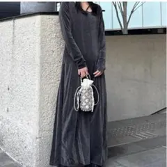 AMERI DEFORMATION COLLAR CUT DRESS