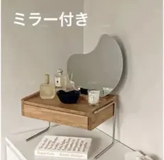 VAMIR 木製 サイドテーブル ナイトテーブル ミニ化粧台 韓国 - メルカリ