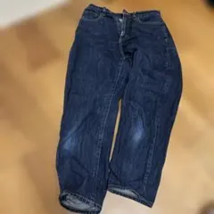 美品 UNIQLO ペグトップハイライズジーンズ 26 66cm 濃紺