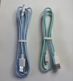 新品 USB/ライトニング ケーブル 2本セット 2m 1m 充電 データ転送