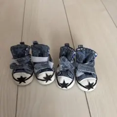 犬用 スニーカー型 ドッグシューズ 4足セット