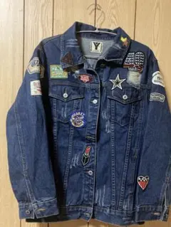 Levi's 70704 デニムジャケット リメイク カスタムワッペン付き - メルカリ