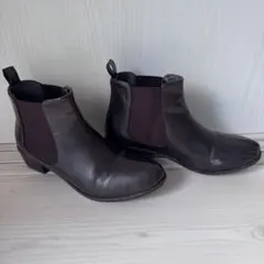 ショートブーツ　レディースダークブラウMサイズ