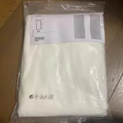 LILL ホワイト レースカーテン 280x250cm 2枚