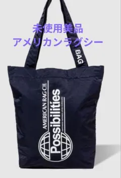 AMERICAN RAG CIE ネイビー トートバッグのサムネイル
